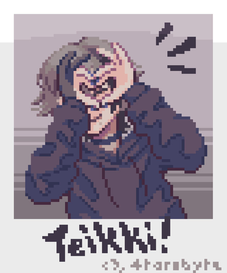 Pixel fanart for Teikki (2024)