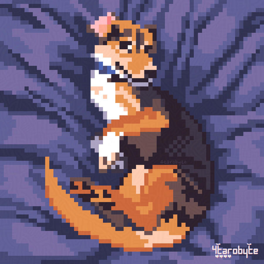 Pixel pet portrait (2024)