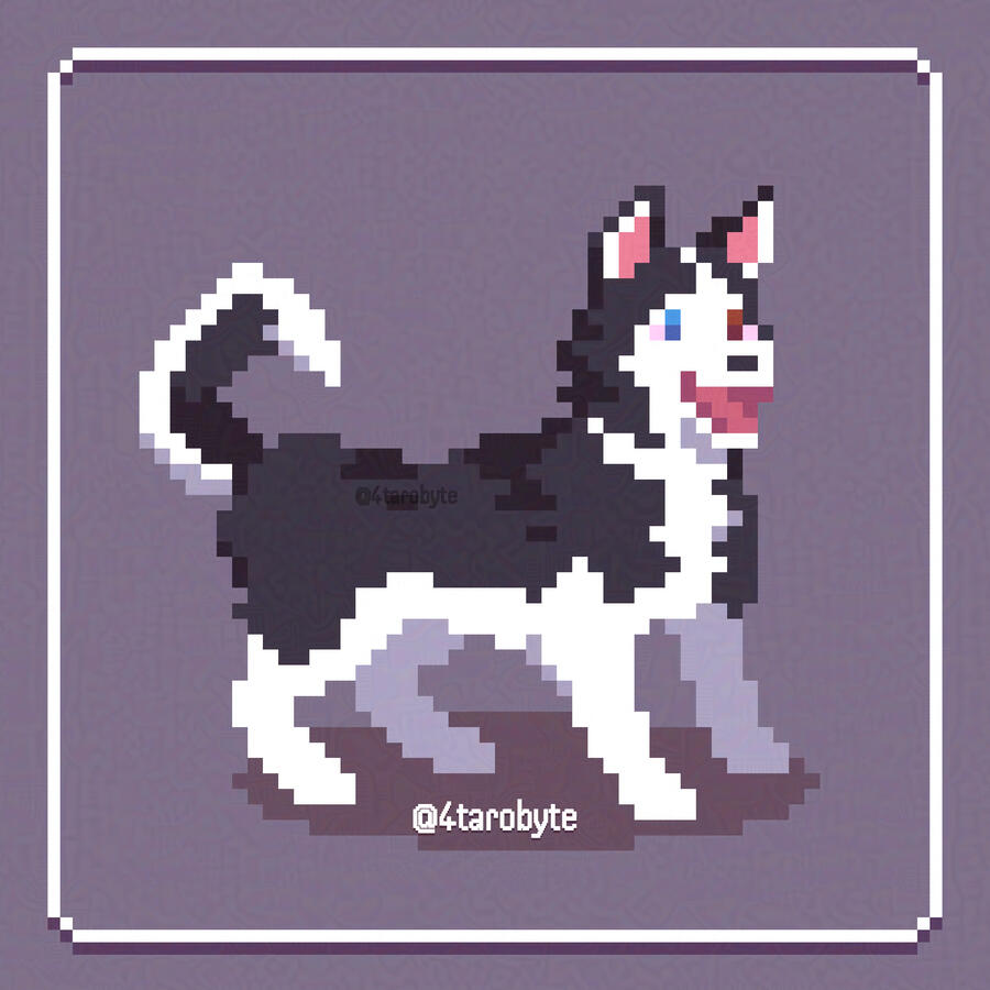 Pixel pet portrait (2024)