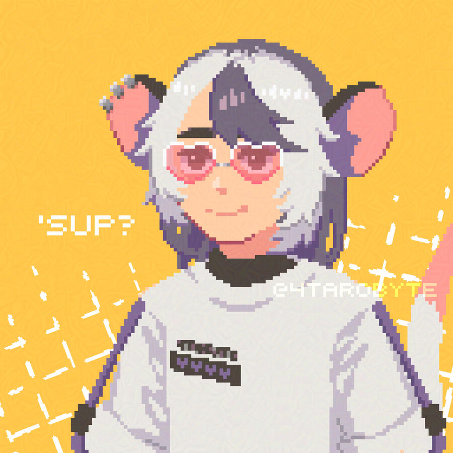 Taro pixel portrait (2024)