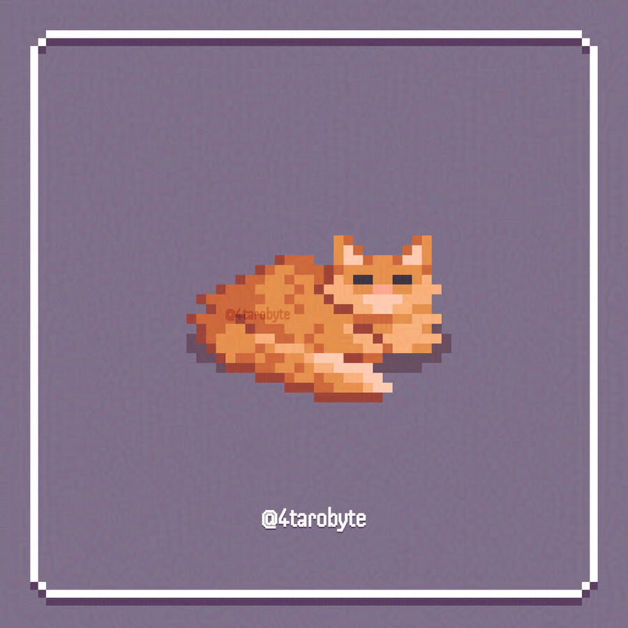 Pixel pet portrait (2024)