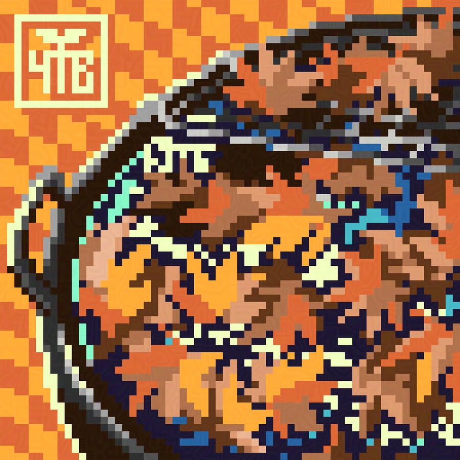 Pixel fried maple leaves (2025)