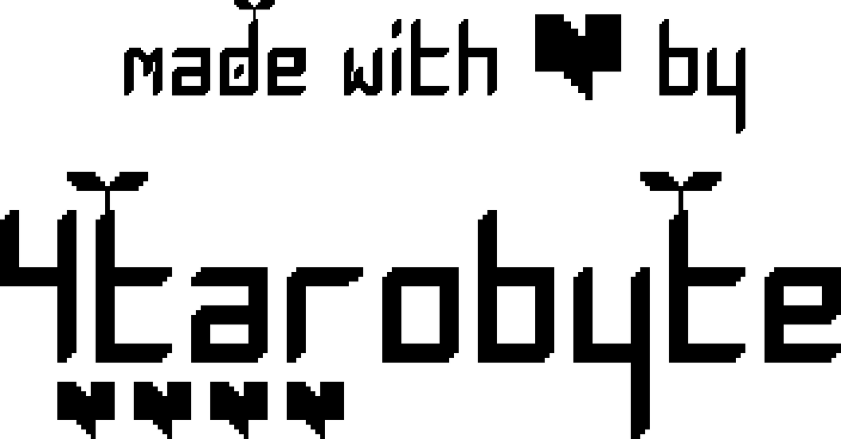 ”made with love” logo